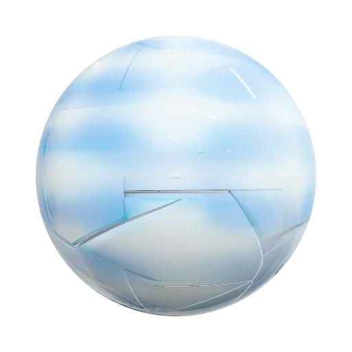High-intensity emissive diffuser, white core with pale… — seamless organic PBR material preview