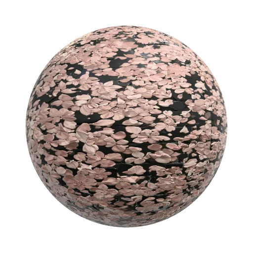 ART STYLE (critical): a stylized fantasy-RTS game… — seamless organic PBR material preview