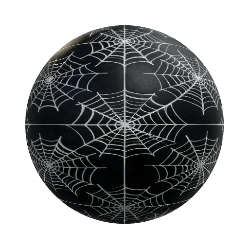 seamless tileable stylized spider web texture, Don't… — organic PBR material preview