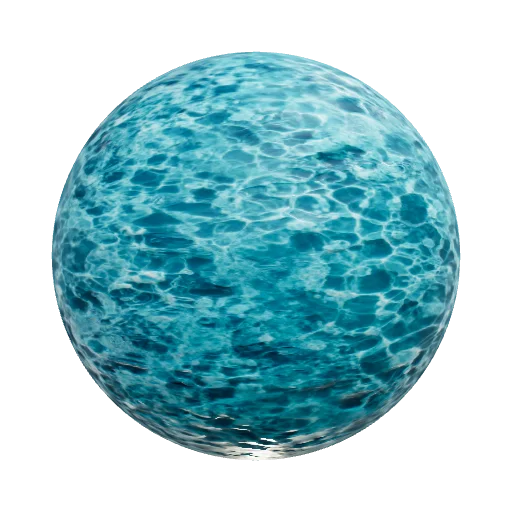 Water texture — seamless organic PBR material preview