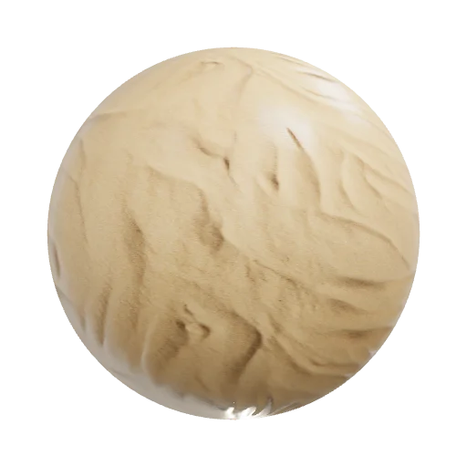 sand — seamless ground PBR material preview