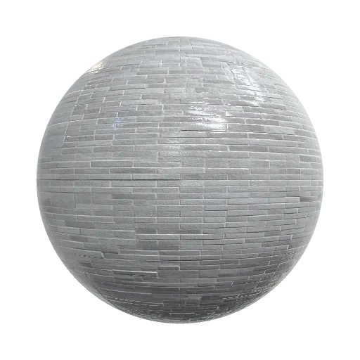 long thin grey brick stacked. colors are same. A… — seamless stone PBR material preview