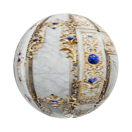 generate texture for royal pillar — seamless stone PBR material preview