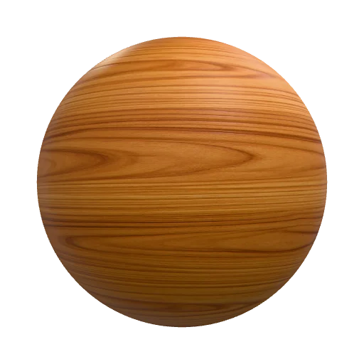 smooth log texture — wood PBR material preview
