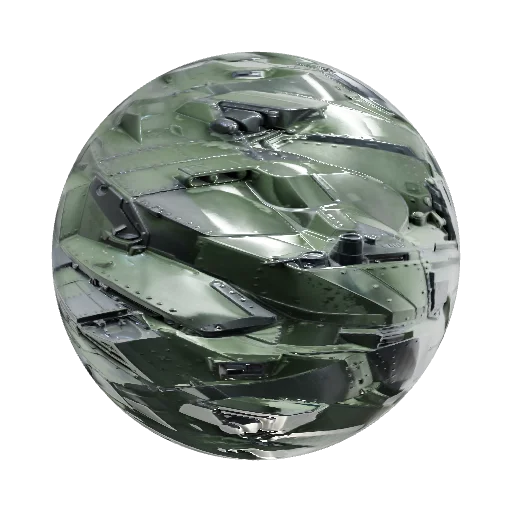 Subject: close-up texture of military machinery in Warhammer 40k style, inspired by Astra Militarum aesthetics, with a f — seamless metal PBR material preview