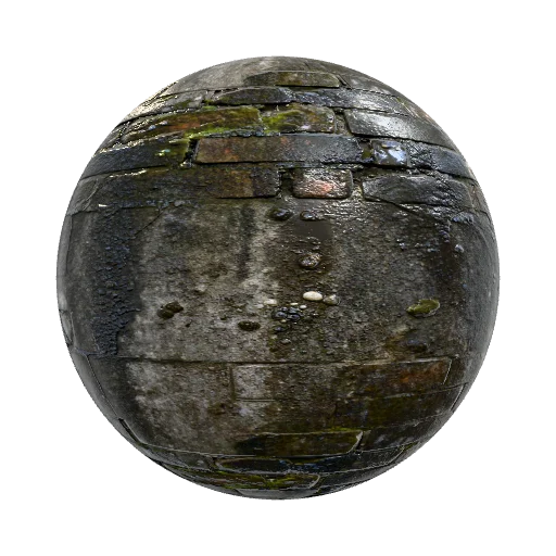 стена в канализации бесшовная,больше паттерна — stone PBR material preview