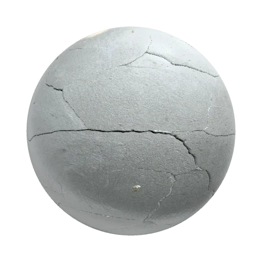 cracked concrete — stone PBR material preview