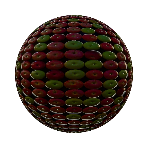 apple texture — seamless organic PBR material preview