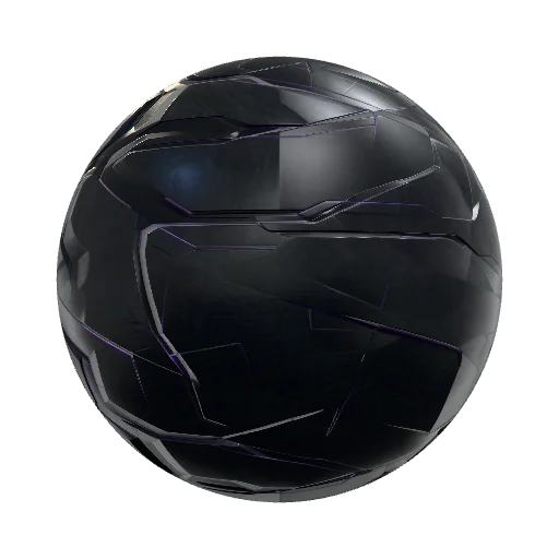 Seamless PBR sci-fi architectural accent texture, dark… — seamless metal PBR material preview