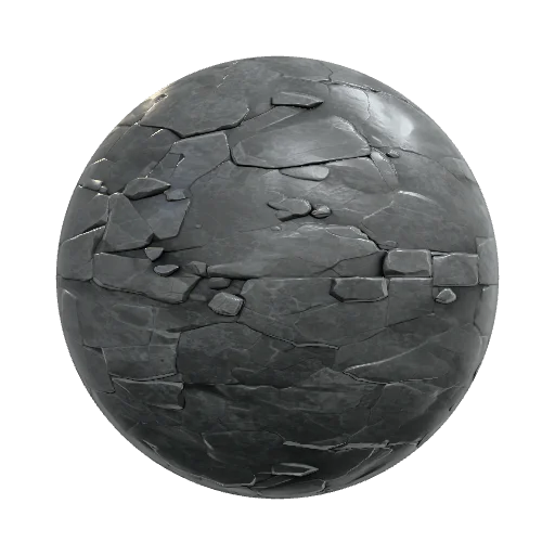 ART STYLE (critical): a stylized fantasy-RTS game… — seamless ground PBR material preview