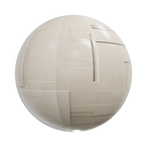 qualcosa di più geometrico e minimalista — seamless metal PBR material preview