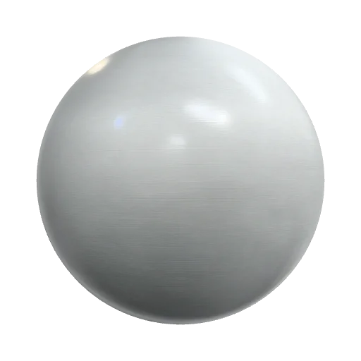 Machined stainless steel surface, satin finished… — seamless metal PBR material preview