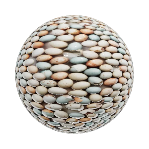 egg — seamless organic PBR material preview