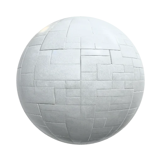 Light Grey Concrete Paver – Driveway — seamless stone PBR material preview
