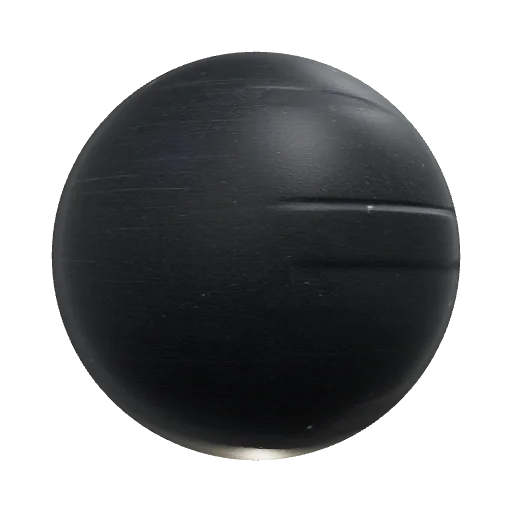 "Photorealistic worn black anodized aluminum camera… — seamless metal PBR material preview