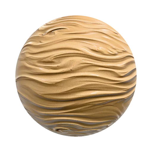 Stylized quicksand — seamless organic PBR material preview