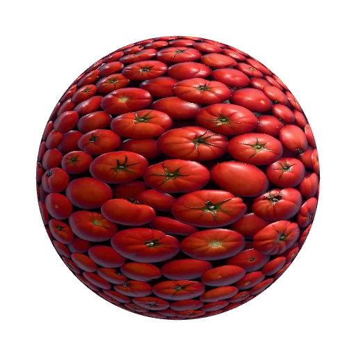 tomate texture — seamless organic PBR material preview