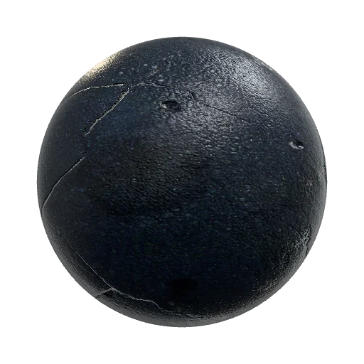 تكستشر ارضية اسفلت اسود للعبة تشبه سايلنت هيل — seamless ground PBR material preview