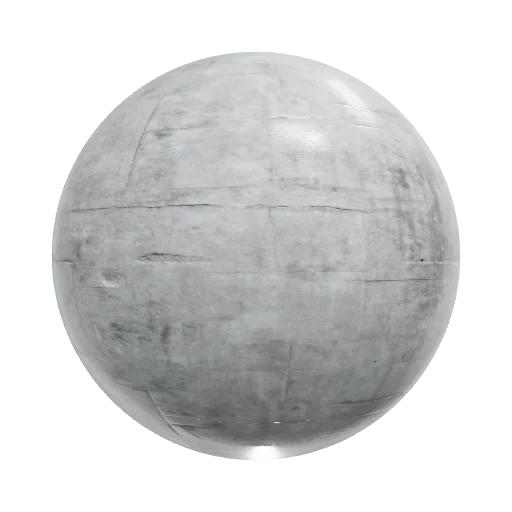 Текстура бетонной стены для советского бункера — seamless stone PBR material preview