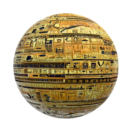 pbr texture, tileable, ornate royal sarcophagus… — seamless stone PBR material preview