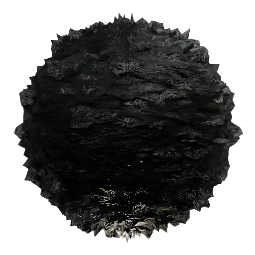Stylized painterly dark gothic moorland ground terrain, hand-painted RTS
game texture, damp dark peaty soil with sparse — seamless ground PBR material preview