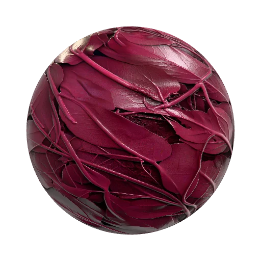 сделай текстуру листика который был выращен на дереве в… — seamless organic PBR material preview