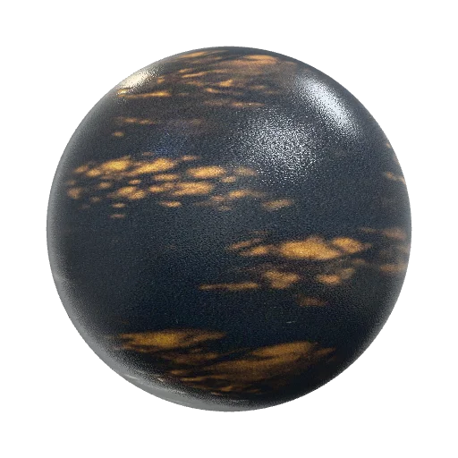 asphalt with zones lit by street lights — seamless ground PBR material preview