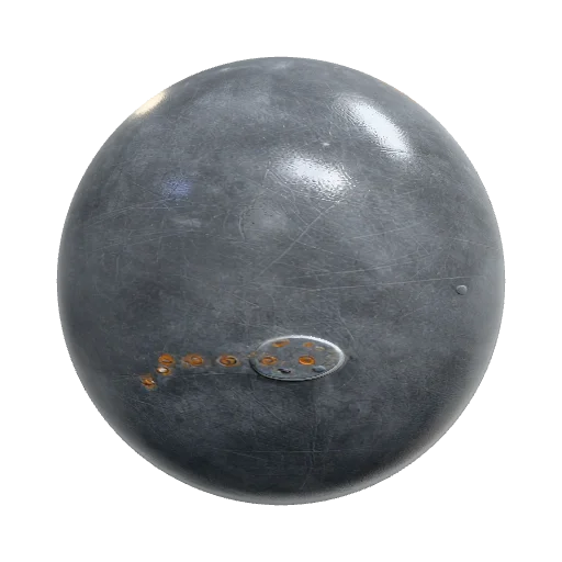 Reinforced steel, used to military structures, some… — seamless metal PBR material preview