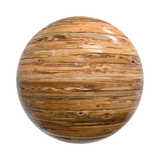 Weathered oak wood planking on a rustic ancient boat… — seamless wood PBR material preview