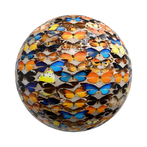 butterfly — seamless other PBR material preview