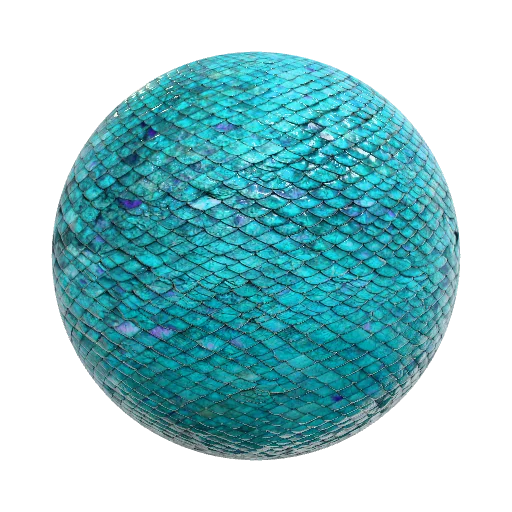 Seamless tileable PBR texture of dragon scales for a… — stone PBR material preview