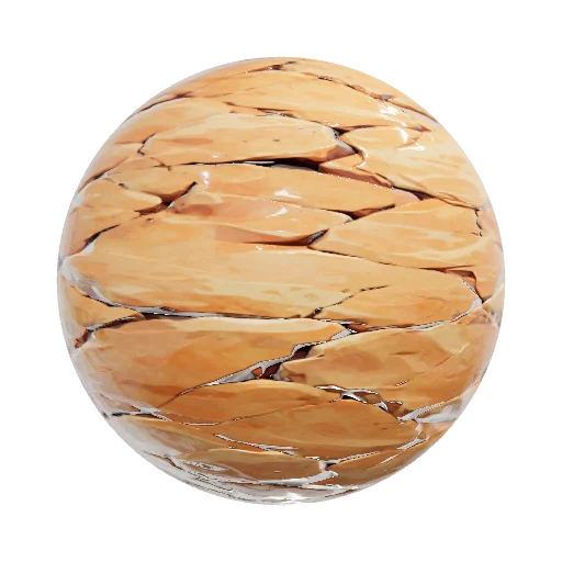 Create a desert rock texture for me (focusing on the… — seamless stone PBR material preview
