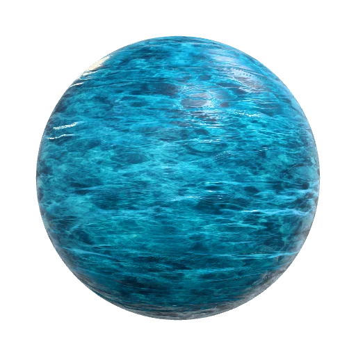 Hyperrealistic calm round ocean surface texture. — seamless other PBR material preview