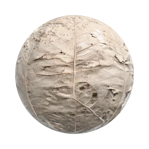 сделай текстуру листика который был выращен на дереве в… — seamless organic PBR material preview