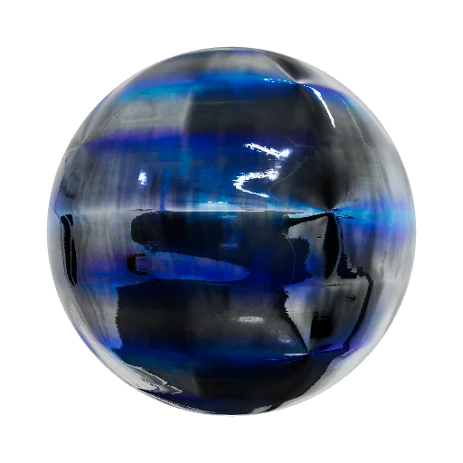i need a titanium exhaust blue tip — seamless metal PBR material preview