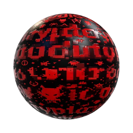 Crea una textura pixeliada que diga Krypton Studios… — seamless other PBR material preview