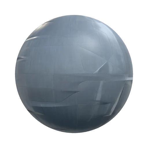 airplane — seamless metal PBR material preview