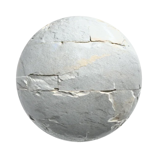 Photorealistic old stone wall PBR material, seamless… — seamless stone PBR material preview