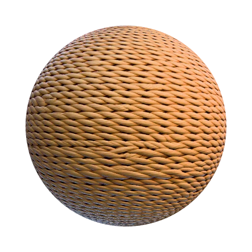 Rope — seamless fabric PBR material preview