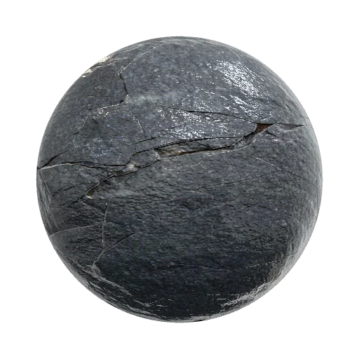 темно серый камень с трещинами,ancient style — seamless stone PBR material preview