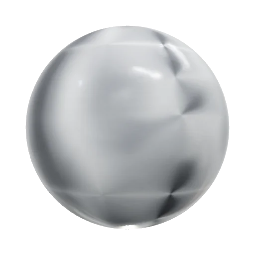 Hyperrealistic shiny silver titanium, for vehicle rims… — seamless metal PBR material preview