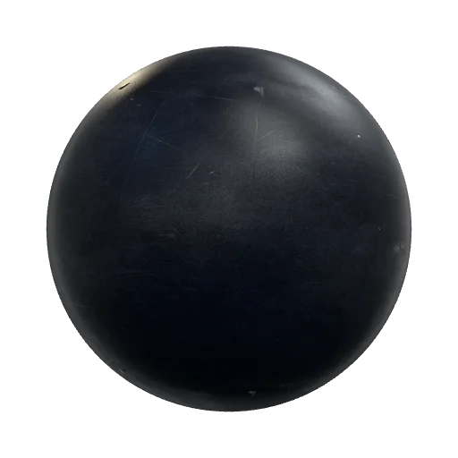 I want a black painted worn metal with scratched and… — seamless metal PBR material preview