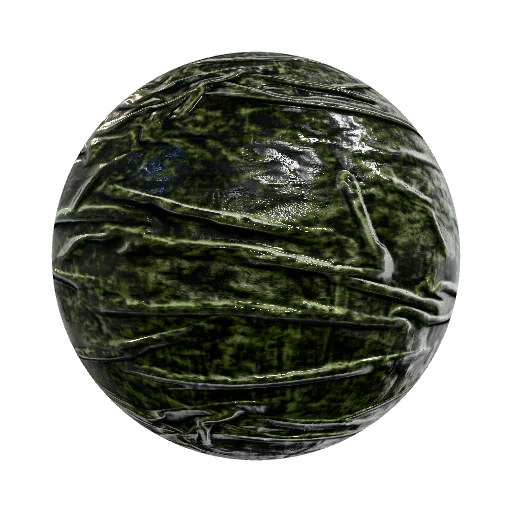 Slub Velvet Moss, DARKER OLIVE GREEN FABRIC — seamless fabric PBR material preview