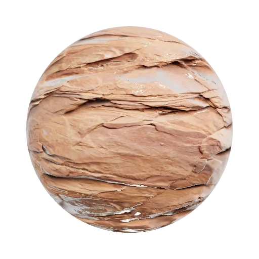 Create a desert rock texture for me (focusing on the… — seamless stone PBR material preview