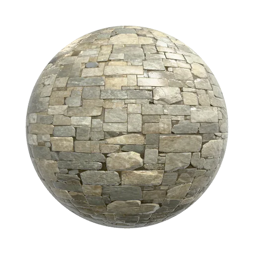 Seamless PBR texture of an ancient East Asian fantasy… — seamless stone PBR material preview