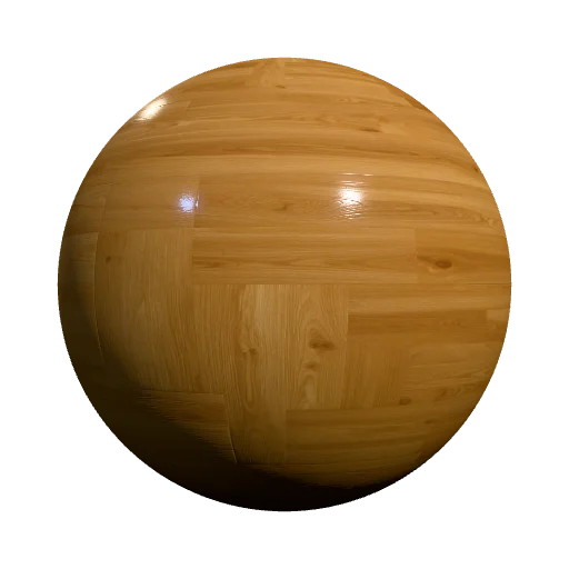 PBR Wood Floor, oak, seamless, 8k, glossy, rough 0.4 — seamless wood PBR material preview