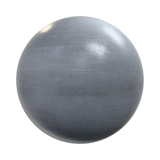 Cold rolled structural steel, neutral light gray steel… — seamless metal PBR material preview