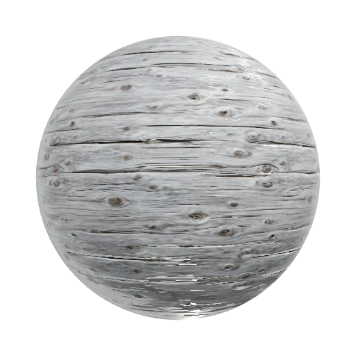 River-worn split cedar, rough gray knots prominent — seamless wood PBR material preview