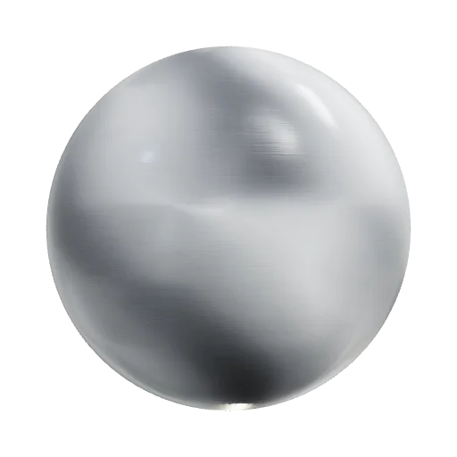 silver — seamless metal PBR material preview