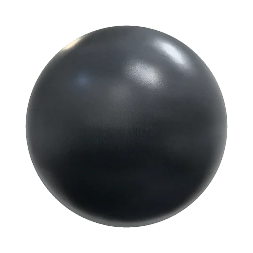 Realistic clean dark military steel — seamless metal PBR material preview